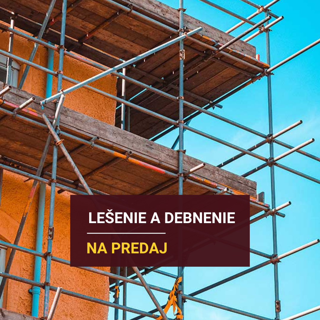 Použité lešenie a debnenie na predaj